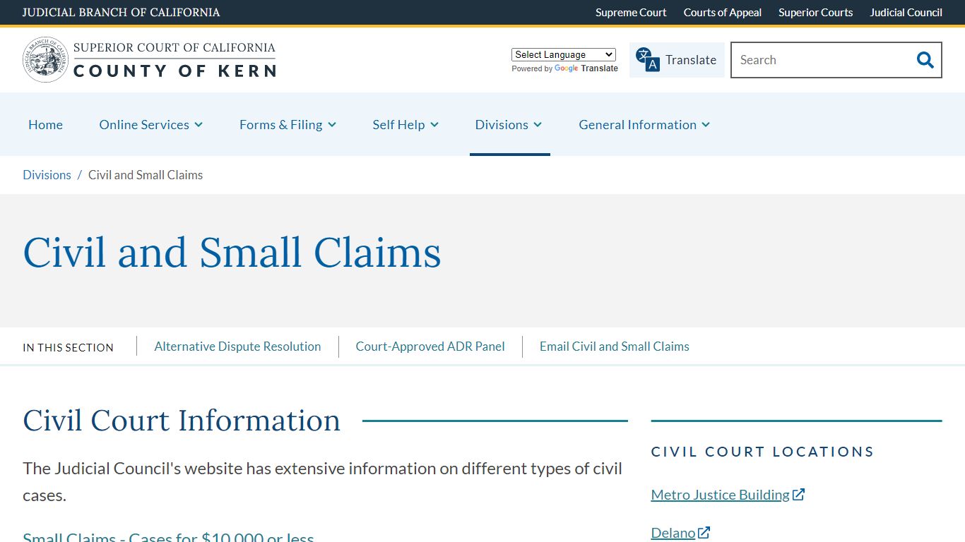 Superior Court of Kern County